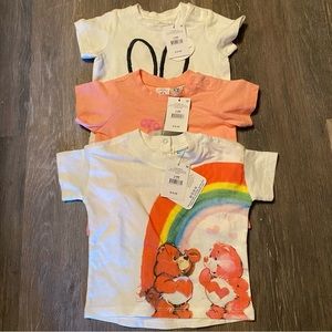Cotton On 3 Piece Bundle Graphic Tee Short Sleeve Tops Size 3-6 Months